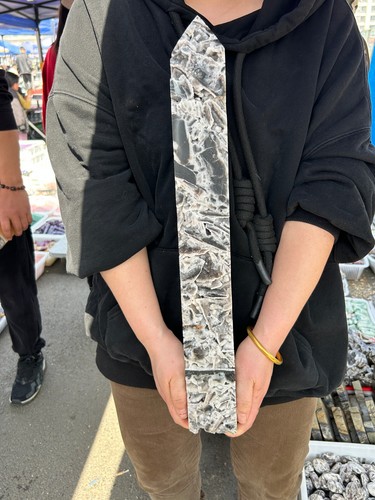 13.8lb Natural Sphalerite Druzy Mineral Sparkling Quartz Crystall Point Tower - Picture 6 of 12