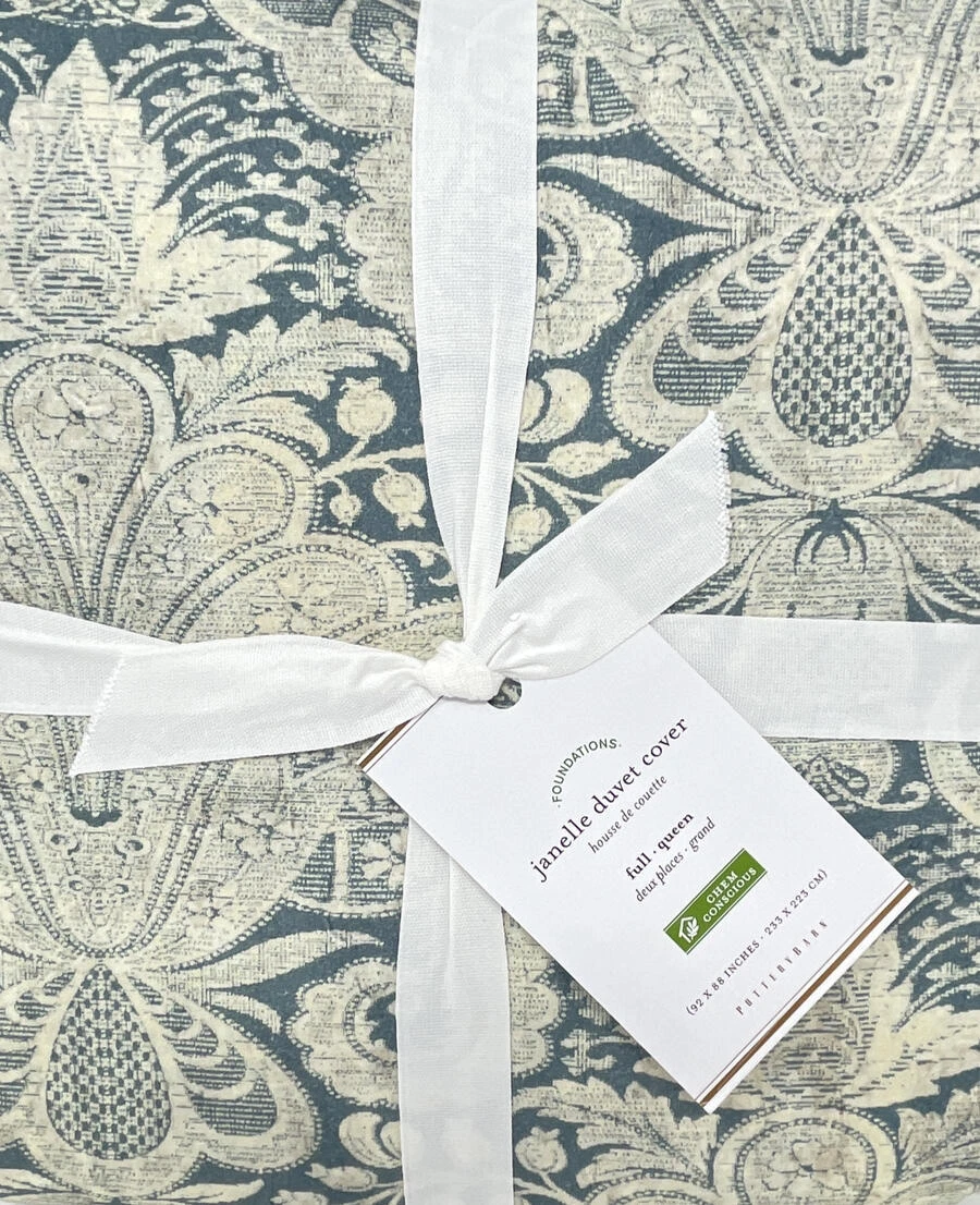 Janelle duvet cover pottery barn deals