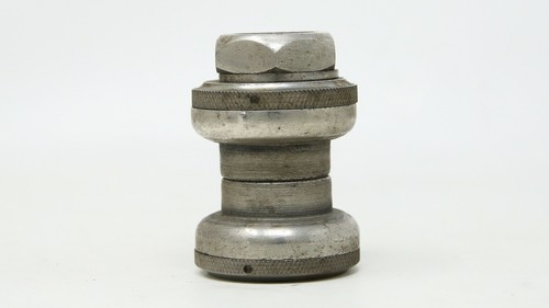 NOS 20s 30s HEADSET 1 INCH ITALIAN THREADED VINTAGE OLD ANTIQUE NICKEL ROAD BIKE - Picture 3 of 7