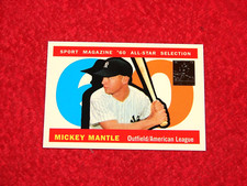 1997 TOPPS MICKEY MANTLE COMMEMORATIVE #29 1960 AS NEW YORK YANKEES HOF (SETB)