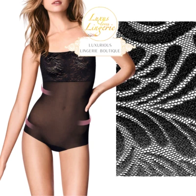 Iris Formant Corps Par Wolford 36 S Noir Formant Body Dentelle - Photo 1/2
