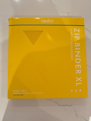 Vault X SV8 First Edition 12-Pocket Zip Binder Pokemon Surging Sparks