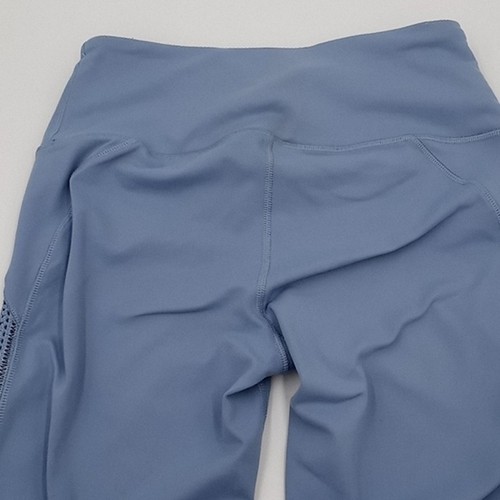 Victoria Secret enge Damen-Leggings XS Sport durchsichtiges Panel blau kurz - Bild 9 von 13