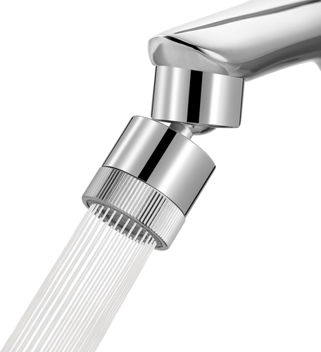 Dual Water Flow Kitchen Sink Sprayer - 360-Degree Swivel Bathroom Faucet Aerator - Picture 11 of 12