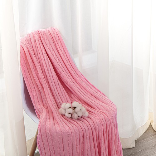 NTBAY 100% Cotton Blanket Weighted Warm Good Craftsmanship 14 Colors Throw Twin - Picture 26 of 108