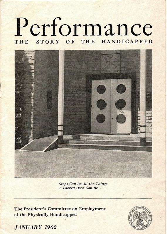 PERFORMANCE, Story of the Handicapped Jan. 1962 US President's Committee