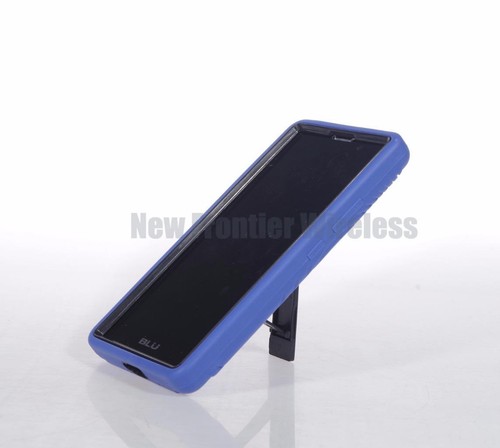 Funda protectora de alta resistencia con soporte + protector de pantalla para BLU NEO X Plus (N090U) - Imagen 4 de 15