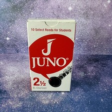 VANDOREN JUNO Bb CLARINET REEDS - 10 PER BOX - JCR0125