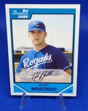 2007 Bowman Draft Mike Moustakas #BDPP53 1st Bowman Card Kansas City Royals