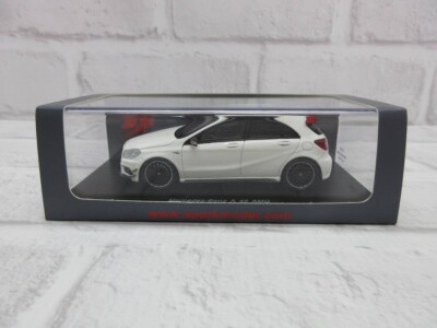 1:43 Spark Model Mercedes-Benz A-Class A45 AMG White Model