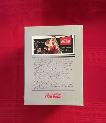 Coca-Cola Babbo Natale Musical Snow Globe Treno si muove intorno alla base Punzone 2001 - Foto 6 di 15