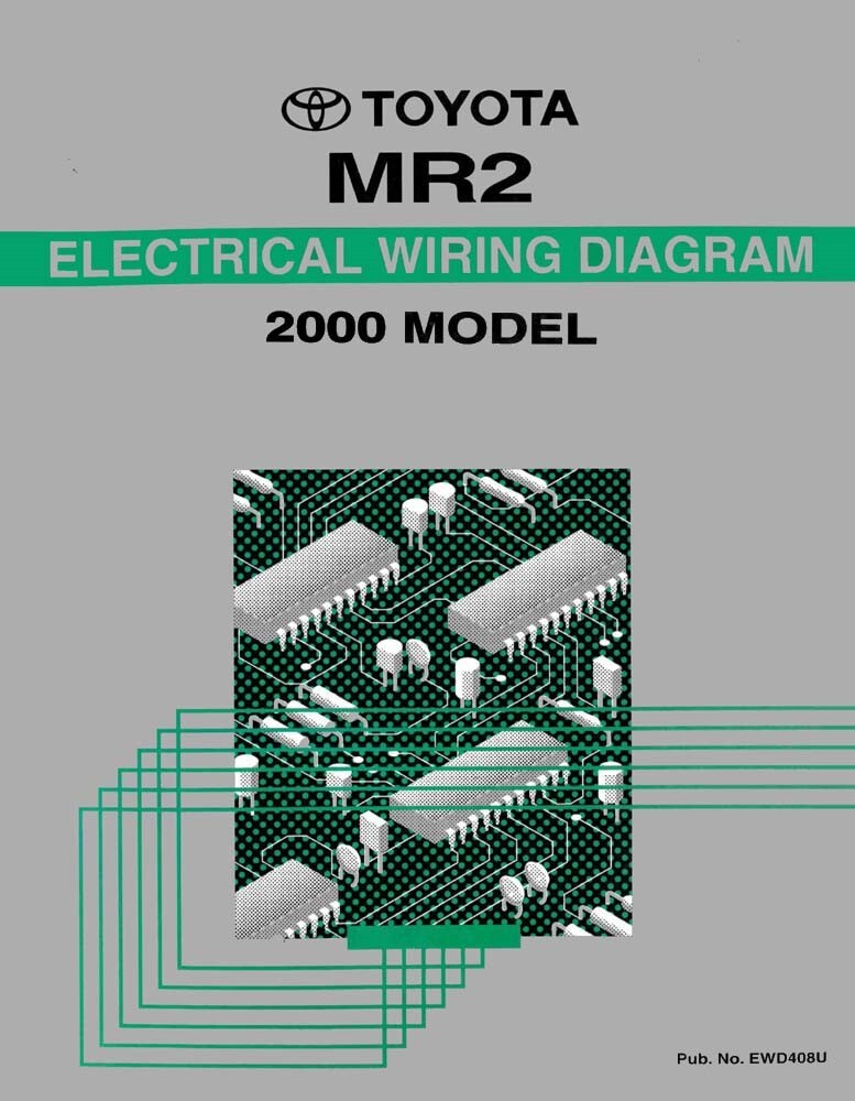 2000 Toyota MR2 Wiring Diagrams Schematics Layout Factory OEM | eBay