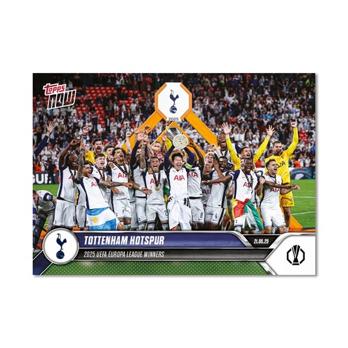**Pre Sale** 2025 Topps NOW UEL #34 Tottenham Hotspur