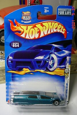 Hot Wheels Syd Meads Sentinel 400 Limo Teal c5s 2002 054 1/64