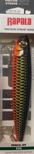 Rapala Precision Xtreme Pencil EXO Xtra Heavy Duty Topwater Walking Popper - Picture 15 of 58