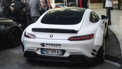 Carbon Fibre Rear Spoiler Wing for benz AMG GT GTS Come PD Style - Foto 2 di 5