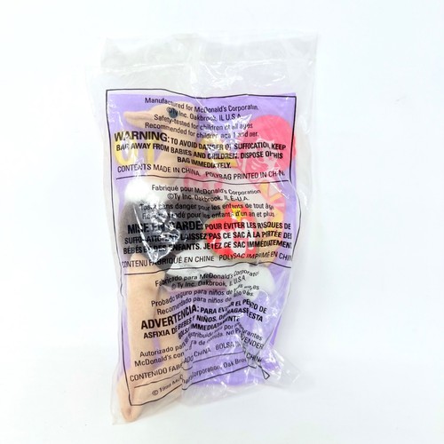 McDonald's Happy Meal Toy Ty Teenie Beanie Babies Stretchy The Ostrich Plush - Picture 3 of 3