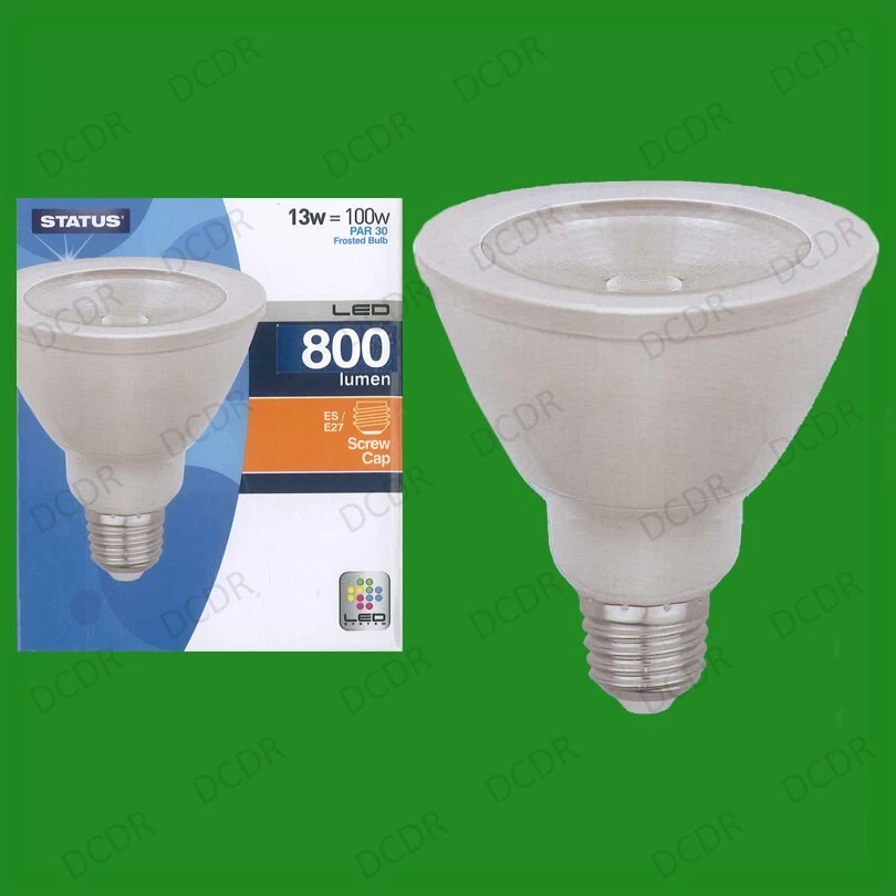 1x 13W PAR30 LED Ultra Energiesparend Spot Glühlampen Es E27 Sicherheit Lampe - Bild 1 von 1