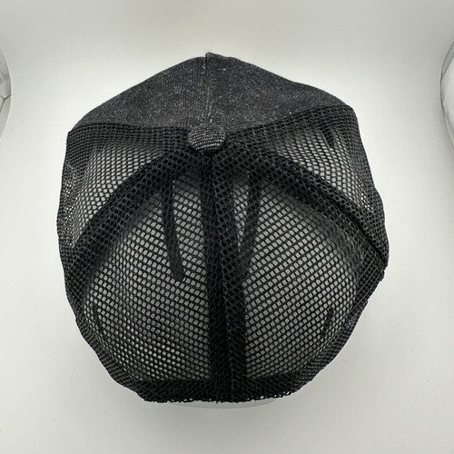 Vtg Brandenburg Patch Denim Hat Germany Mesh Snapback Trucker Cap USA 80s 90s - Picture 8 of 14