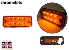 10 PCS Feu De Position LED Orange Pour Remorque Camion De Récupération 12V