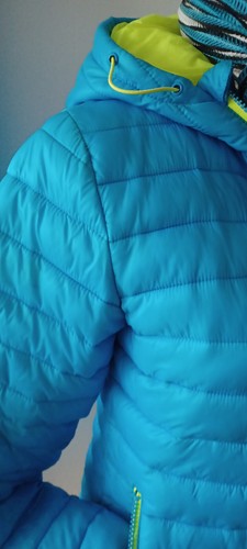 türkise gesteppte Sportjacke - Bild 5 von 13