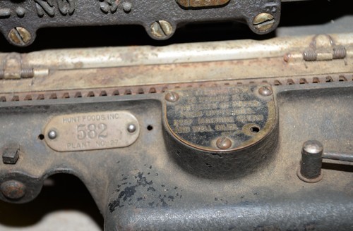 Vintage cast iron Ideal stencil machine No 3 collectible industrial sign tool - Picture 3 of 11