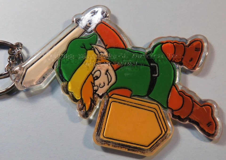 1988 Legend of Zelda Official Nintendo of America Keychain Sword NES era 4" Tall - Image 3 of 3