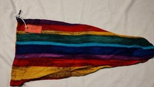 Small 1/8 - 1/16 Violin Dust Cover Bag By Baba NWT Multicolor Striped
