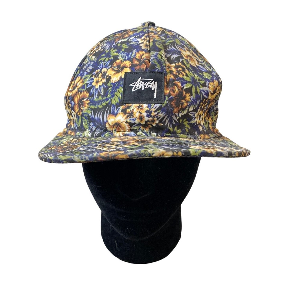 帽子 stussy cap VINTAGE Stussy Capz 5 Panel Strapback Nylon Hat Cap Grey