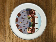 VILLEROY & BOCH - Design Naif - cake plate - 11 5/8" across