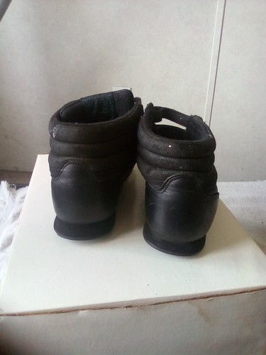 LA Gear Comfort Sneakers 90s Women’s Size 7 High Top Black Leather Vintage - Picture 4 of 7
