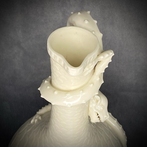 Royal Worcester - Ewer mit Drachengriff - 1899 - cremeweißes Porzellan - Geschenkidee - Bild 7 von 22