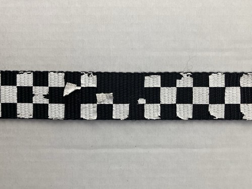 ADIO SKATEBOARDS BLACK CHECKER WEB BELT W BUCKLE VTG 90s Y2K SKATE HAWK MARGERA - Picture 8 of 13