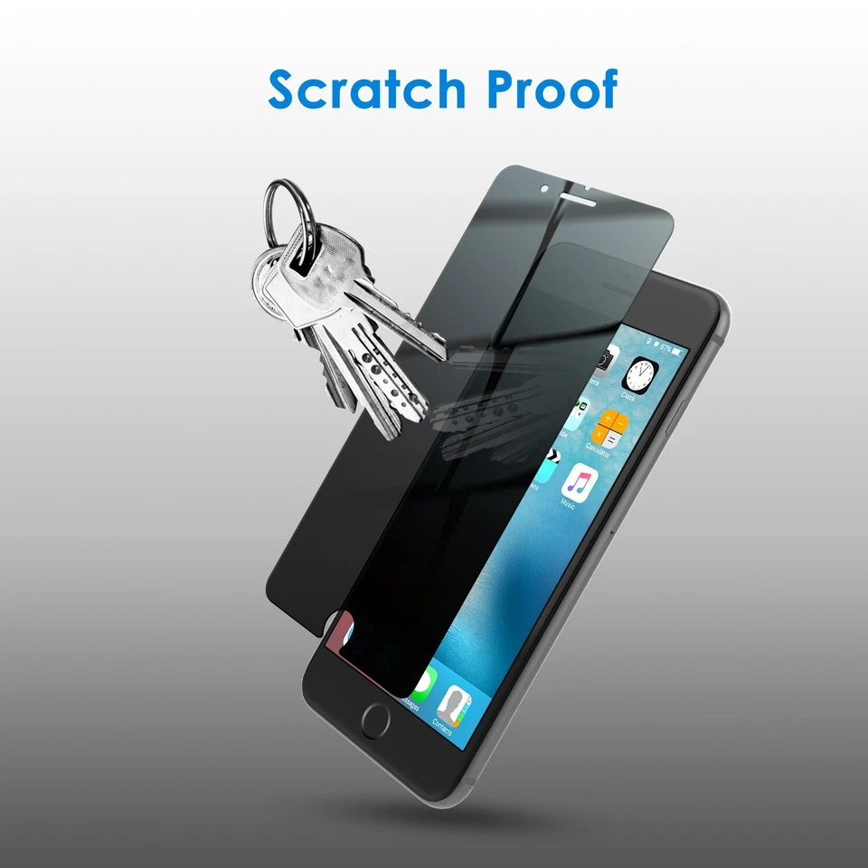 Protector de pantalla de privacidad JETech para iPhone 8 Plus y iPhone 7 Plus, paquete de 2 Foto 4 de 4