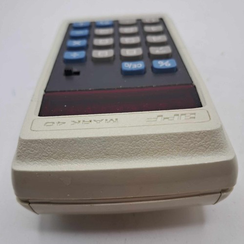 APF Mark 40 Vintage elektronischer Taschenrechner 9V Batterie getestet funktioniert - Bild 6 von 9
