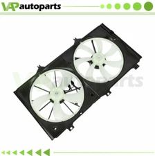 Radiator Condenser Cooling Fan Assembly For 07-11 Toyota Camry 07-12 Lexus ES350