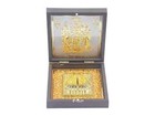 Gold Plated Ram Darbar Photo Frame with Charan Paduka Wooden Momento Gift Item