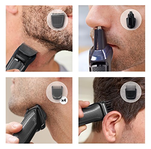 Philips 7-in-1 All-In-One Trimmer, Series 3000 Grooming Kit for Beard & Hair - Picture 2 of 5