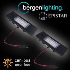 FOR BMW 1 SERIES E81 E87 F20 SEPT 2007 On 24 LED NUMBER PLATE LIGHT LAMP PAIR