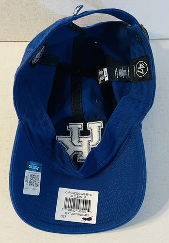 University of Kentucky Wildcats NCAA Hat Cap 47' Brand Blue Basketball NEW - Picture 8 of 10