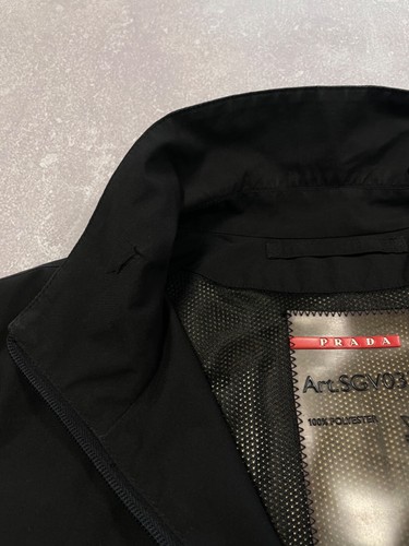 Prada Neylon Black Jacket SGV033 Men's M - Picture 7 of 23