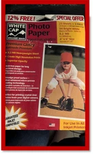 Snap to It – White Cap Glossy Photo Paper 4x6, 28 Sheets, 8.2 Mil