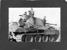 Dy19) Foto Wehrmacht Panzer Tank Panther Besatzung Turm 631 .