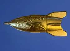 VTG 1951 SPACE PATROL Belt Buckle w/Belt - Ralston Premium Toy Rocket Decoder