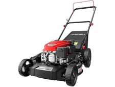 AMERISUN 21" Steel Deck Gas Lawn Mower, 3-in-1 Push Mower