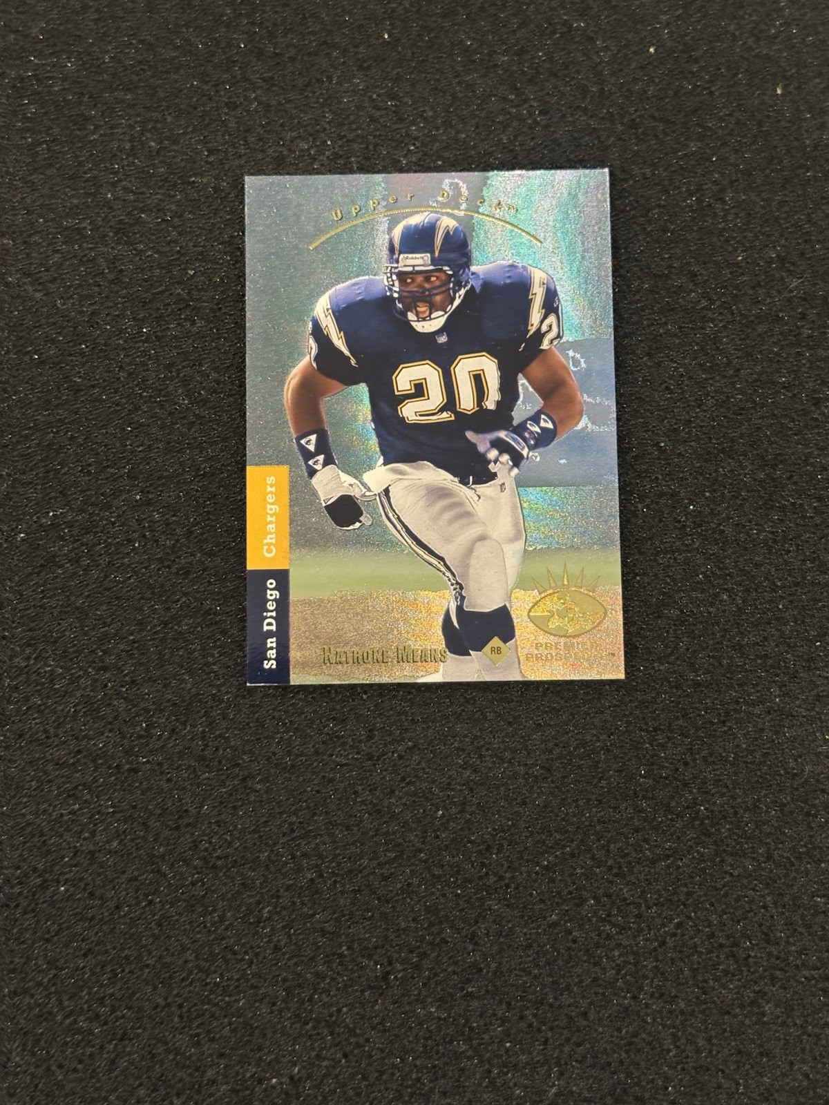 1993 Upper Deck SP #14 Natrone Means Rookie RC San Diego Chargers Football Card