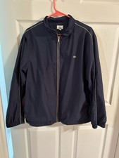 Lacoste Men's Track Jacket Size Medium, Dark Blue