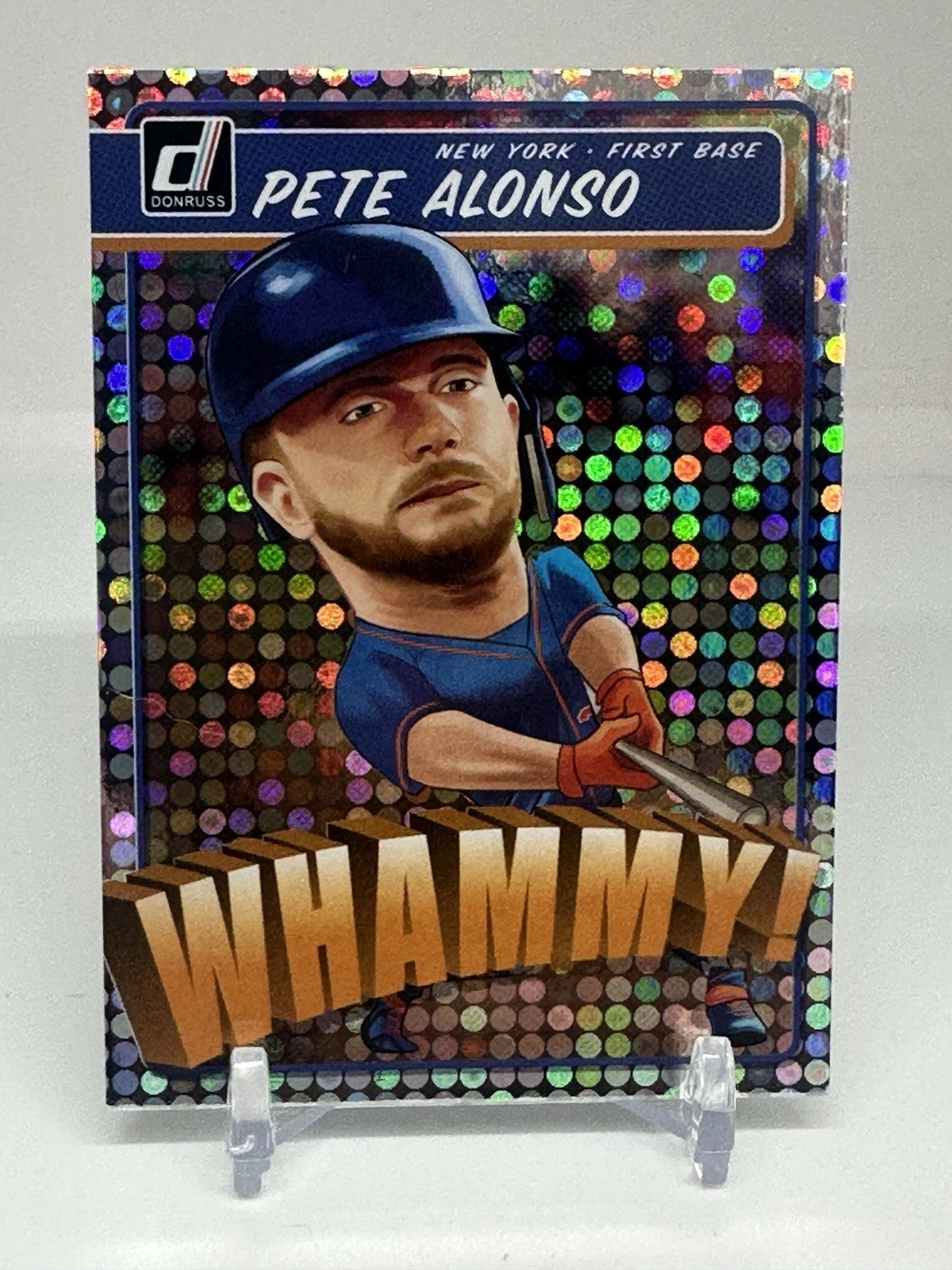 2020 Panini Donruss Pete Alonso Whammy Case Hit New York Mets #PA