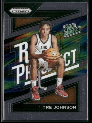 Tre Johnson Rated Prospect Link Academy Lions 2024 Panini Prizm Draft Picks #15