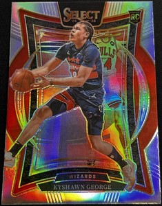 Kyshawn George 2024-25 Panini Select #85 Silver Prizm